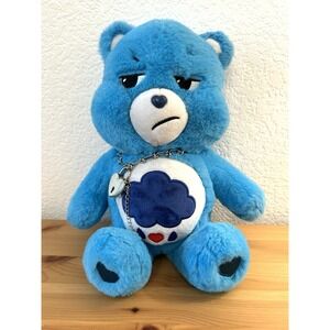 Care Bears Grumpy Bear Plush Blue Clouds & Rain Stuffed Plush 14" 2020